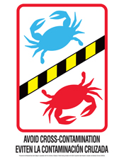 poster avoid cross contamination-crabs