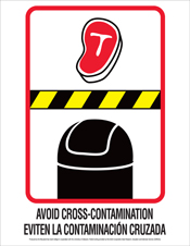 poster avoid cross contamination-meat