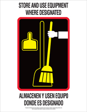 poster-store and use equipment