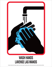 poster-wash hands