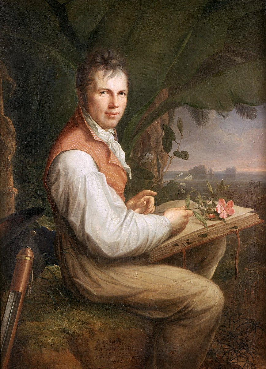 A painting of Alexander von Humboldt.