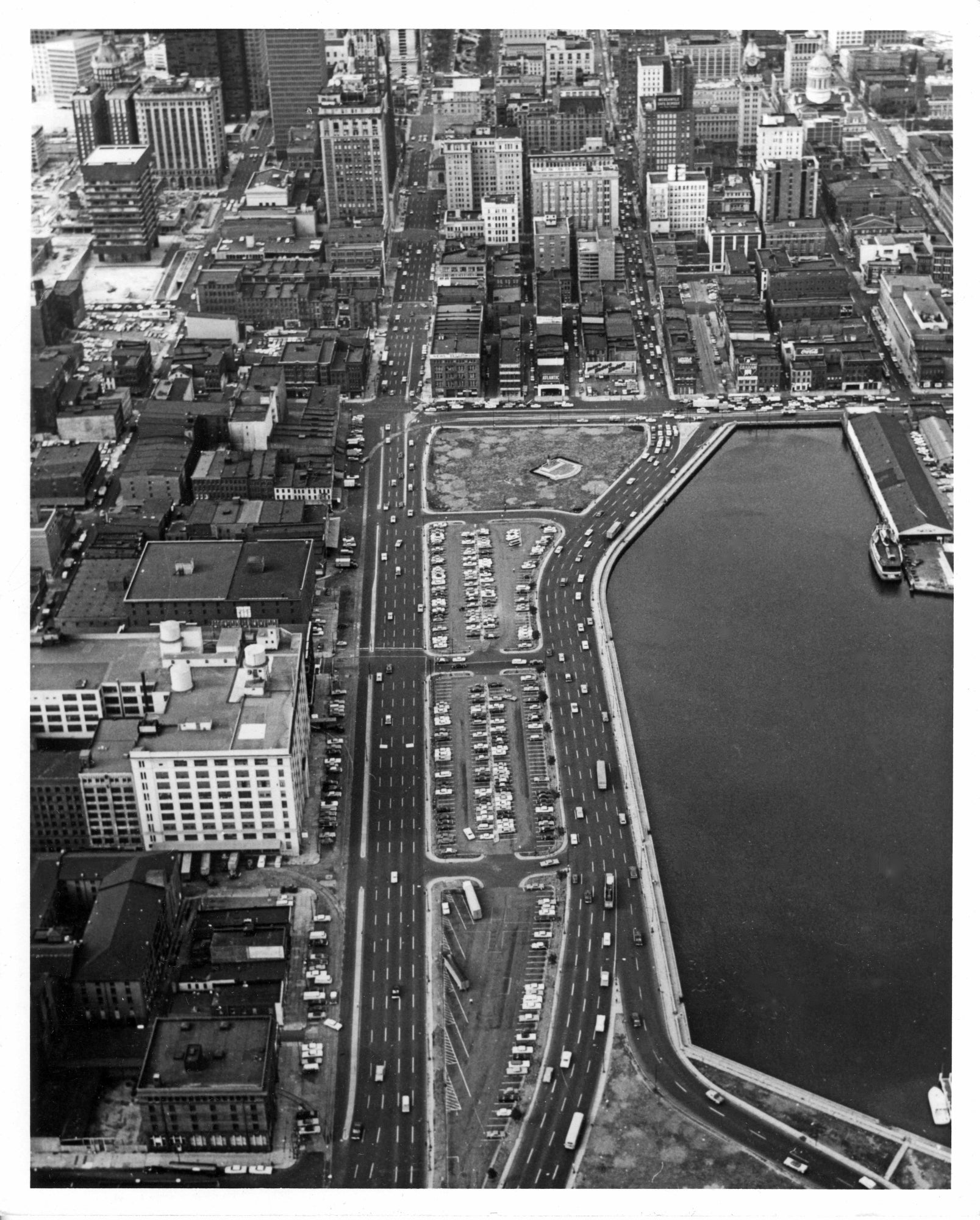 Baltimore’s Inner Harbor, 1965. Credit: Baltimore Department of Public Works.