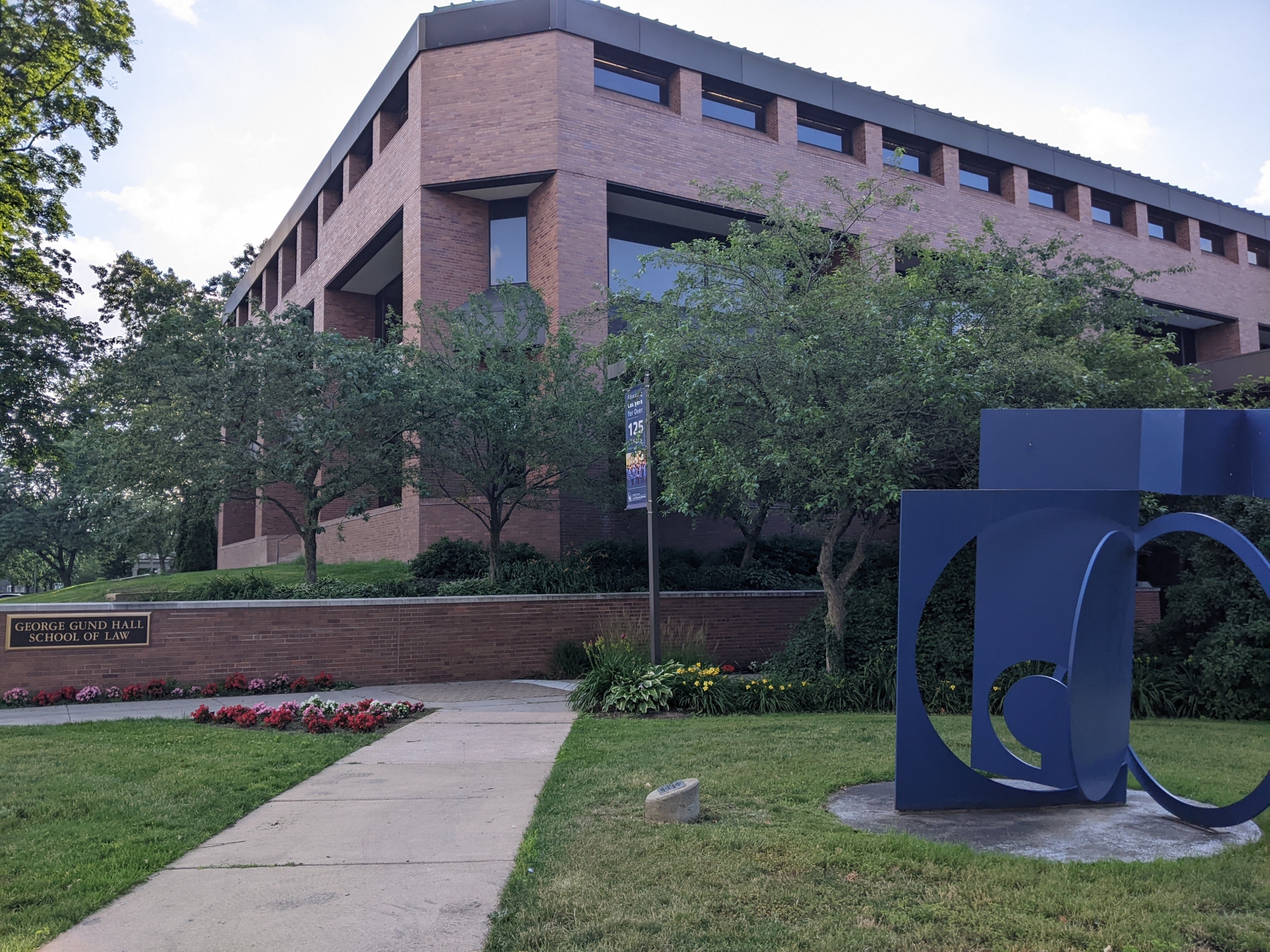 The Case Western Law School Building.