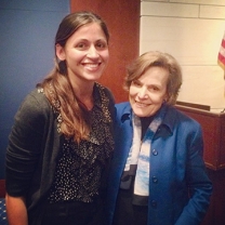 Emily Tewes with Sylvia Earle