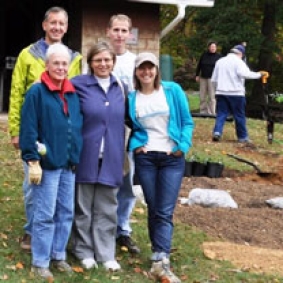 Amanda Rockler and Watershed Stewards Academies students